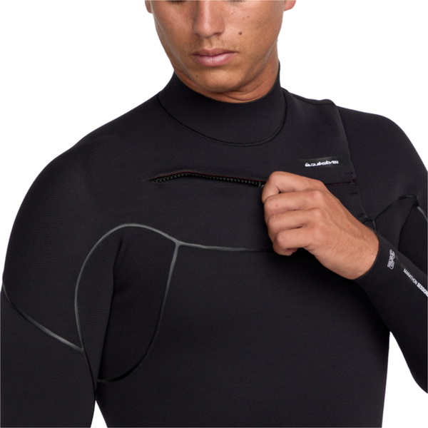 2025 Quiksilver Mens Marathon Sessions 5/4/3mm Chest Zip Wetsuit 25AW213504 - Black
